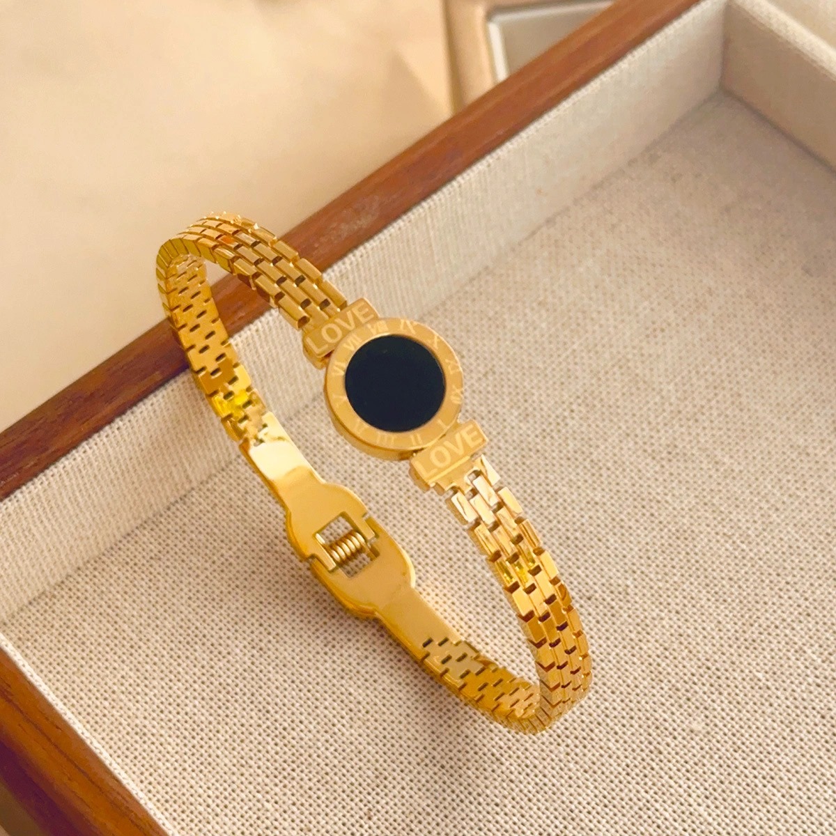 Roman Numeral Love Bracelet